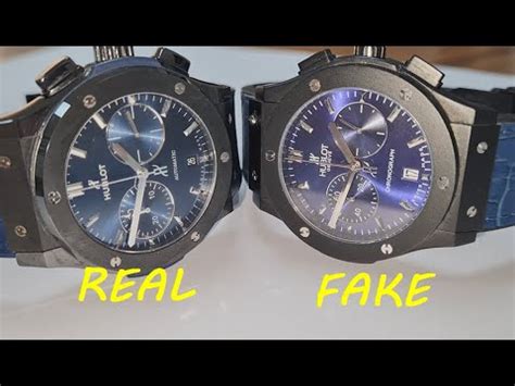 how do you know if a hublot is real|Hublot real vs false.